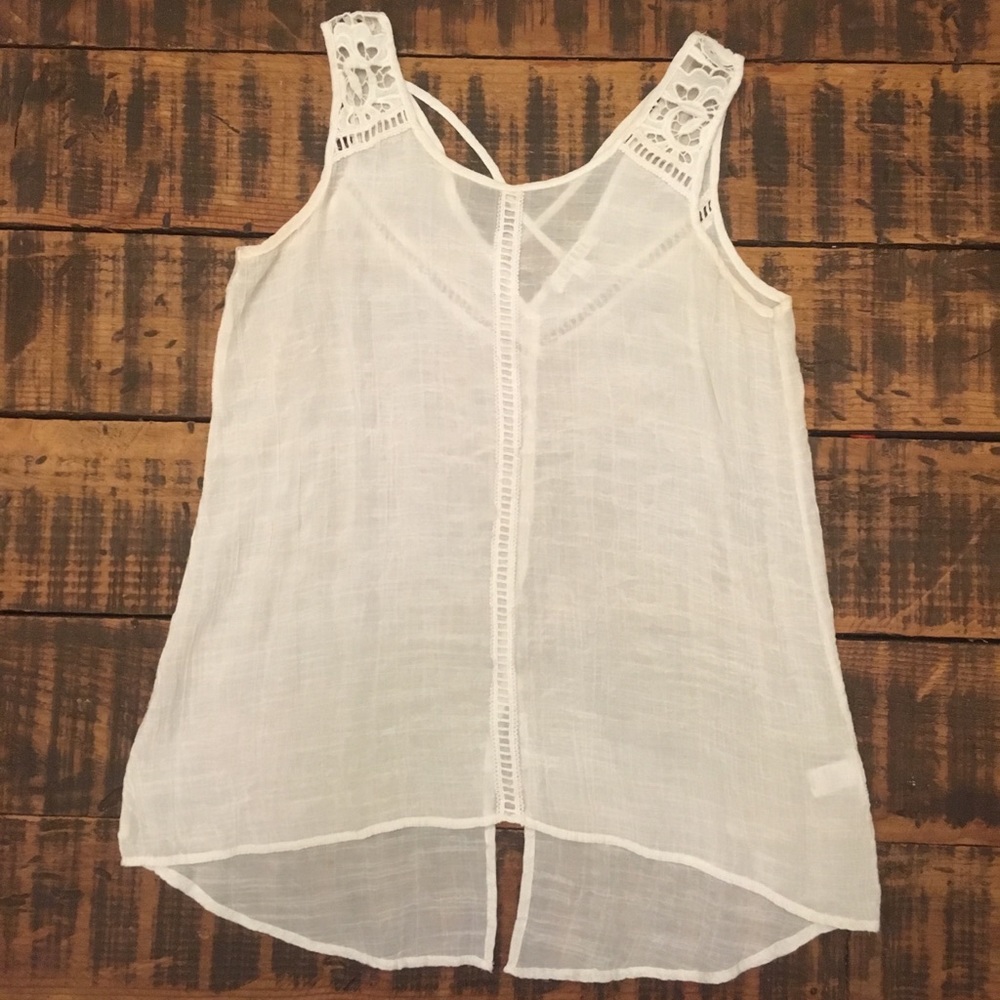Cute white tank